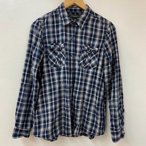 Eddie Bauer Button Down Flannel - Size M